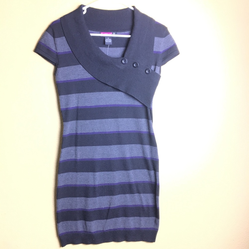 Striped Sweater Dress